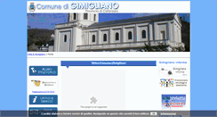 Desktop Screenshot of comune.gimigliano.cz.it
